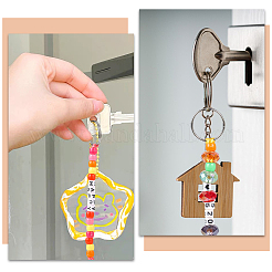Kits de fabricación de llavero diy&nbsp;DIY-PA0001-16