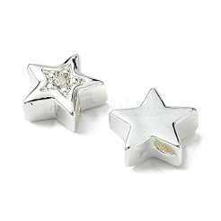 Abalorios de latón con pavé de circonitas&nbsp;FIND-Z035-17P