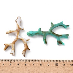 Undurchsichtigen Acryl große Anhänger&nbsp;OACR-Z033-01