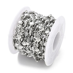 Chaînes à maillons en forme de cœur en acier inoxydable 304&nbsp;CHS-N009-01A-P