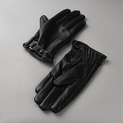 Warme PU-Lederhandschuhe für Herren&nbsp;AJEW-WH20816-126A