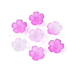Capuchons de perles en plastique transparent&nbsp;KY-Q005-02A-09