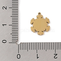 Weihnachtsthema Ionenbeschichtung (IP) 304 Edelstahl Emaille Charms&nbsp;X1-STAS-Z083-08G-07