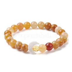 Juego de pulseras elásticas con cuentas redondas&nbsp;BJEW-TA00409
