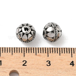 Perles rétro en acier inoxydable chirurgical 316&nbsp;STAS-L307-17AS-11