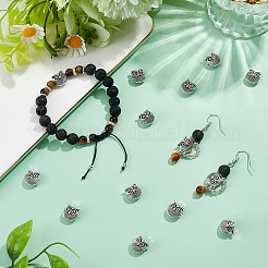 50pcs perles en alliage de style tibétain&nbsp;FIND-PH0036-17AS