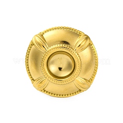 Anello in acciaio inossidabile 304 placcato ionicamente (ip)&nbsp;RJEW-C113-02G