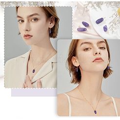 50 Stück natürliche Amethyst-Anhänger&nbsp;FIND-FH0005-16