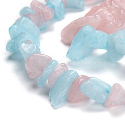 Natürliche weiße Jade perlen Stränge&nbsp;G-F703-15-1
