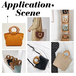 Poignée de sac en bois&nbsp;FIND-WH0065-56
