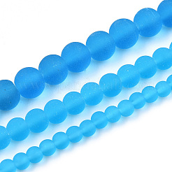 Fili di perline do vetro trasparente&nbsp;LS-GLAA-T032-T6mm-MD06