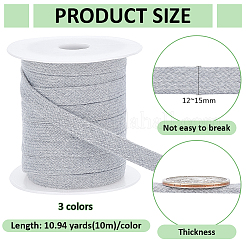 3 paquet de ruban polyester-coton 3 couleurs&nbsp;OCOR-BC0008-66B