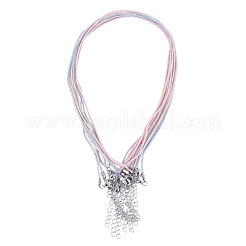 10 pièce de cordon en coton et métal pour la confection d'un collier&nbsp;NJEW-TAC0054