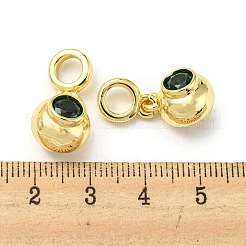 Pendentifs en laiton avec zircon&nbsp;FIND-Z023-21B