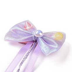 Fermaglio per capelli in alligatore a nastro lungo bowknot&nbsp;LS-PHAR-D013-03E