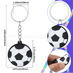 20 llavero de silicona de la serie deportiva&nbsp;KEYC-SC0002-01A