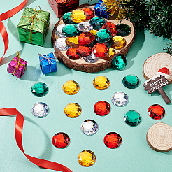 48 stücke 4 arten weihnachtsthema selbstklebende acryl strass aufkleber&nbsp;STIC-FG0001-04