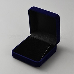 Beflockte Aufbewahrungsboxen für Abzeichen und Medaillen aus ABS-Kunststoff&nbsp;CON-WH0200-02A