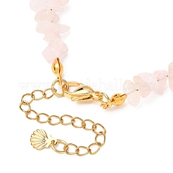 Braccialetti con perle di perle di turchese sintetico e conchiglia&nbsp;BJEW-JB12413-02