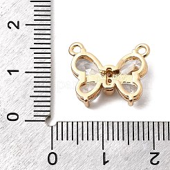 Pendentifs avec zircon cubiques à micro-pavés en laiton&nbsp;KK-K274-15G
