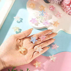 20 Stück transparente Acrylperlen mit UV-Beschichtung&nbsp;MACR-TA0002-79