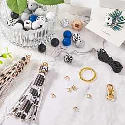 Kit de fabrication de bracelet porte-clés bricolage&nbsp;DIY-TA0004-40