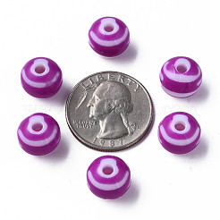 Perles acryliques à rayures opaques&nbsp;MACR-S373-27A-02
