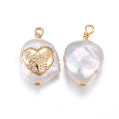 Pendenti con perle d'acqua dolce coltivate naturali&nbsp;PEAR-L027-36A