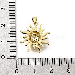 Pendenti in ottone con zirconi chiari&nbsp;KK-B187-10G