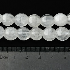 Chapelets de perles de jade blanche naturelle&nbsp;G-H023-A18-01
