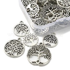 50 pz 5 stili pendenti in lega di stile tibetano&nbsp;TIBE-YW0001-35