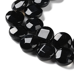Chapelets de perles perles en agate noire naturelle&nbsp;G-K357-B01-01