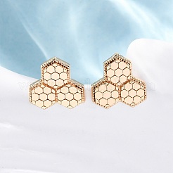 Clous d'oreilles en laiton&nbsp;EJEW-D288-10G