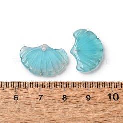 Natürliche blaue Achatanhänger&nbsp;G-NH0006-01K