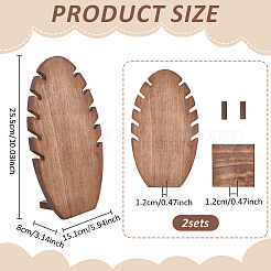 Espositore per collane in legno&nbsp;LS-NDIS-WH0017-12A