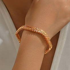Bracelets en laiton à feuilles de style moyen-oriental pour femmes&nbsp;QP3083