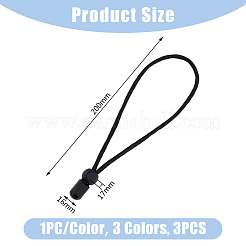 3 stücke 3 farben nylon scuba tauchen schnorcheln einstellbare handgelenk lanyard gurt&nbsp;FIND-FH0008-42