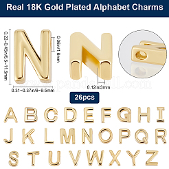 26 Stück 26 Stile Messing Charms&nbsp;KK-BBC0016-53