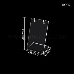 Acrylohrring- / Halskettenanzeigen&nbsp;EDIS-WH0005-03-WH