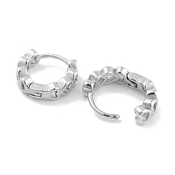 Orecchini a cerchio a forma di cuore cavo in acciaio inossidabile 304 anti-ossidazione per donna&nbsp;EJEW-C096-06P