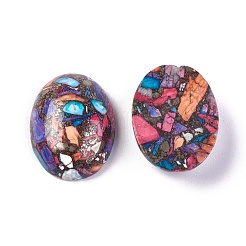 Synthetik Türkiscabochons&nbsp;X-G-L502-18x25mm-04A