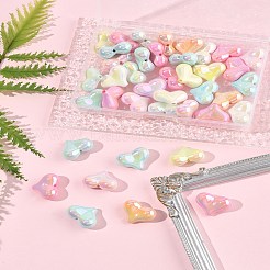 40 Stück UV-beschichtete undurchsichtige Acrylperlen&nbsp;OACR-FS0002-20
