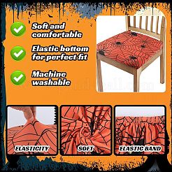 Halloween-Stuhlhusse aus Polyester&nbsp;AJEW-WH20005-15B