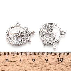 Legierung rhinestone-anhänger&nbsp;FIND-N008-07P
