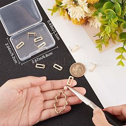 14 Stück Ohrstecker aus Messing&nbsp;DIY-CN0002-43