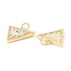 Colgante micropavé cubic zirconia de latón&nbsp;ZIRC-P098-05G-03