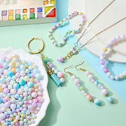 115 g de perles acryliques opaques&nbsp;OACR-SZ0001-65B