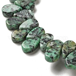 Fili di perline sintetiche di turchese africano (diaspro).&nbsp;G-B064-B50