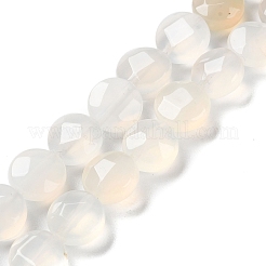 Ágata blanca hebras naturales&nbsp;G-K357-B16-01