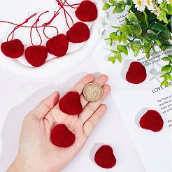 10 Stück Wollfilz-Cabochons&nbsp;AJEW-SC0001-48